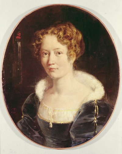 Portrait of Laure Deveria by Achille Devéria